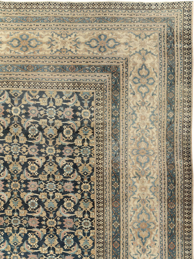 Antique Persian Khorassan Square Oversize Carpet, No.19084 - Staging
