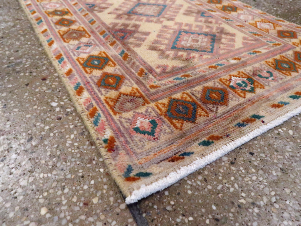 Antique Persian Kurdish Rug, No.19085 - Staging