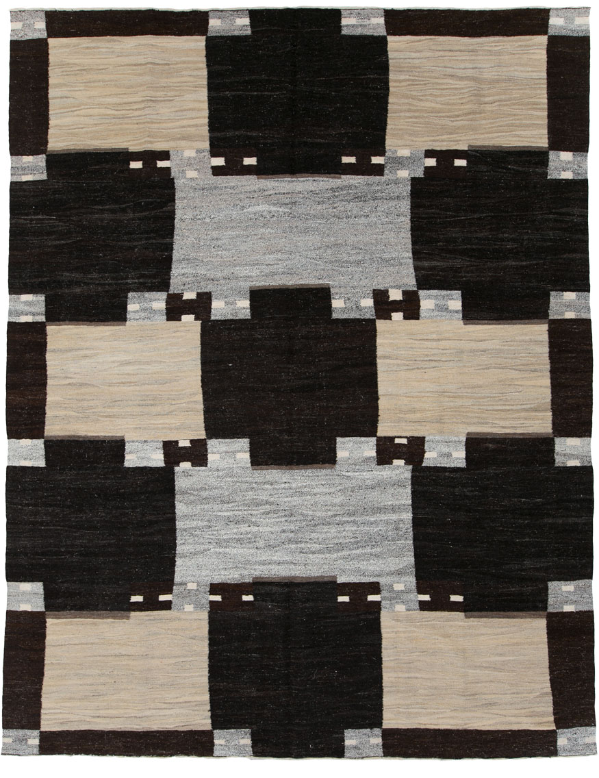 Vintage Turkish Flatweave Kilim, No.19093 - Staging