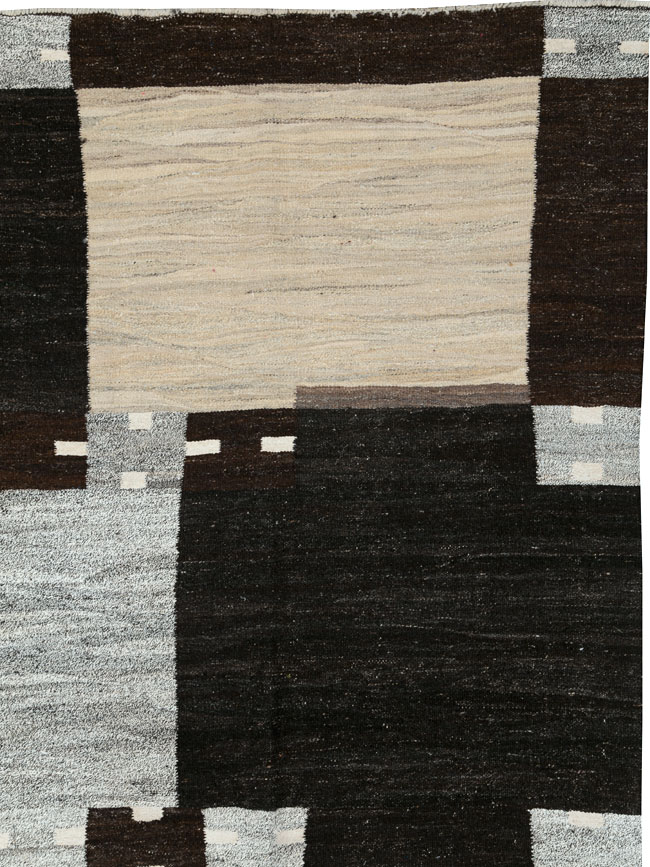 Vintage Turkish Flatweave Kilim, No.19093 - Staging