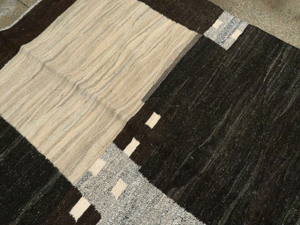 Vintage Turkish Flatweave Kilim, No.19093 - Staging