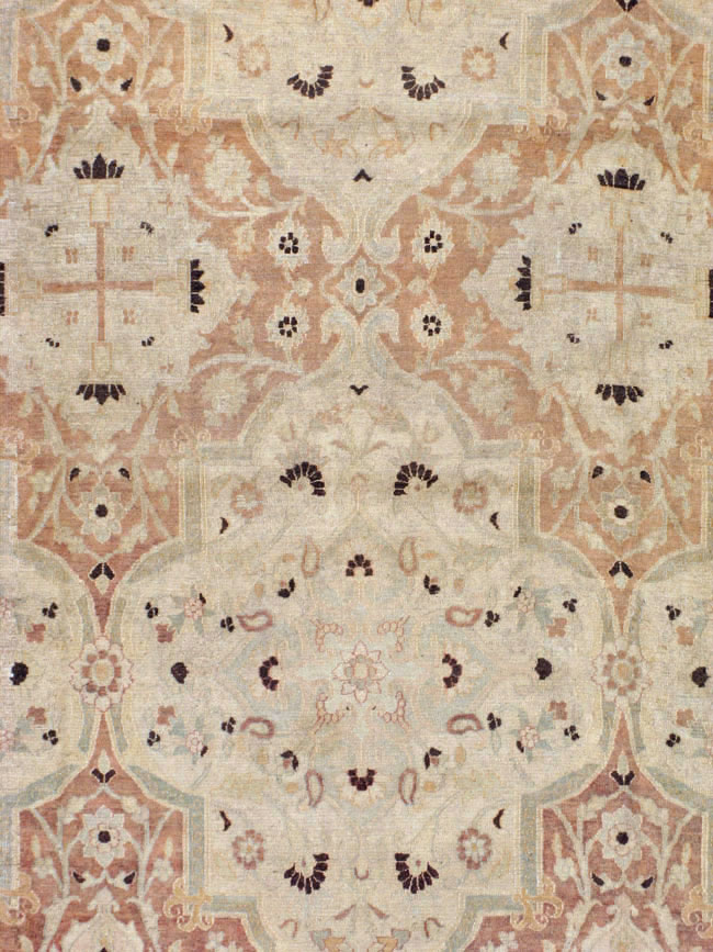 Antique Persian Khorassan Carpet, No.19105 - Staging