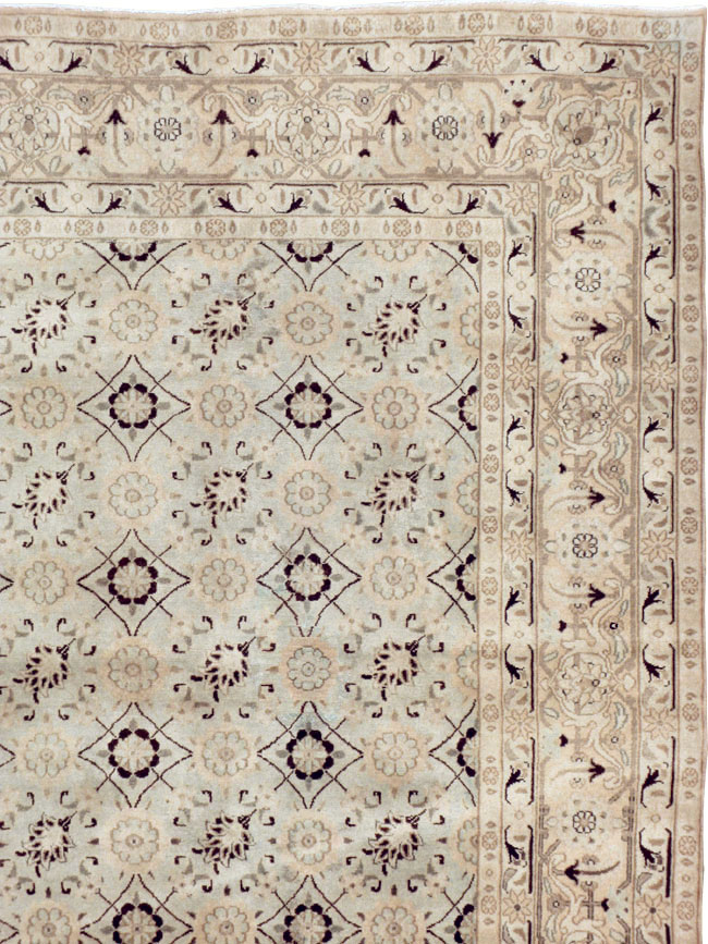 Antique Persian Mashad Carpet, No.19115 - Staging