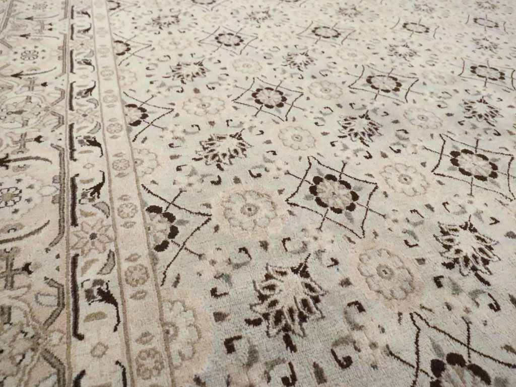 Antique Persian Mashad Carpet, No.19115 - Staging