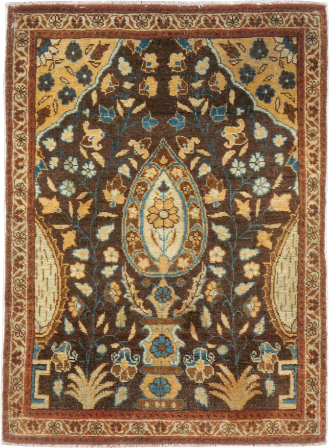 Antique Tabriz Hagi Jalili Rug, No.19134 - Staging