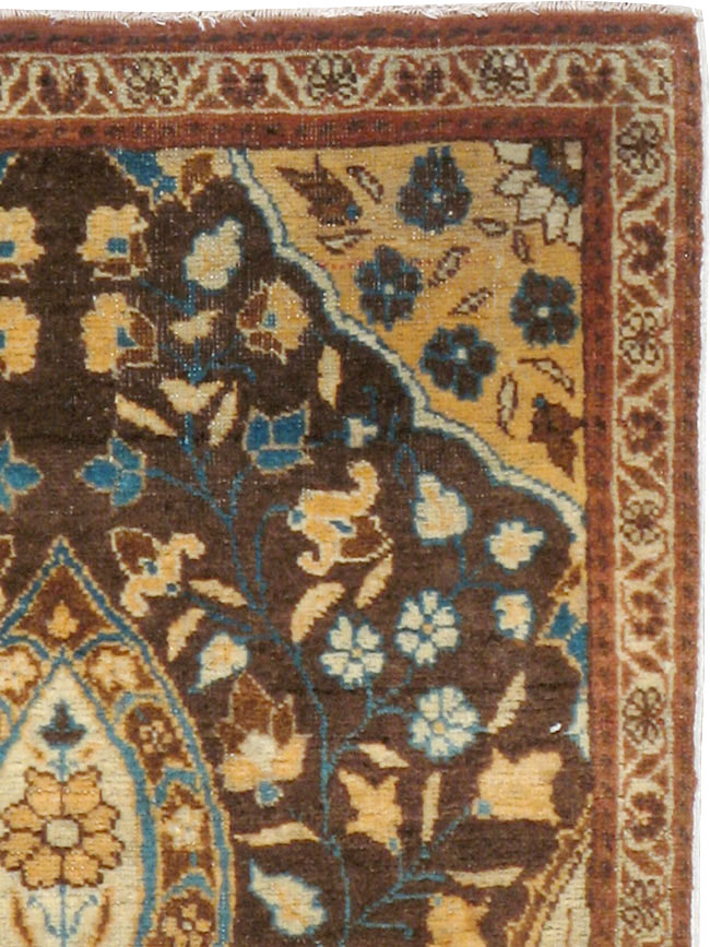 Antique Tabriz Hagi Jalili Rug, No.19134 - Staging