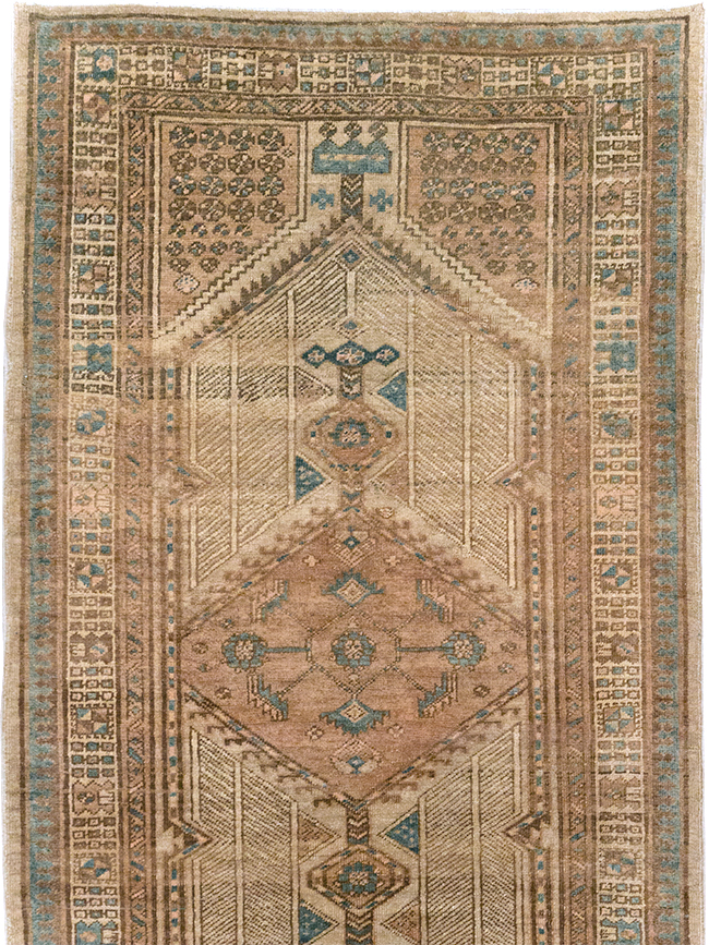 Vintage Persian Serab Runner, No.19138 - Staging