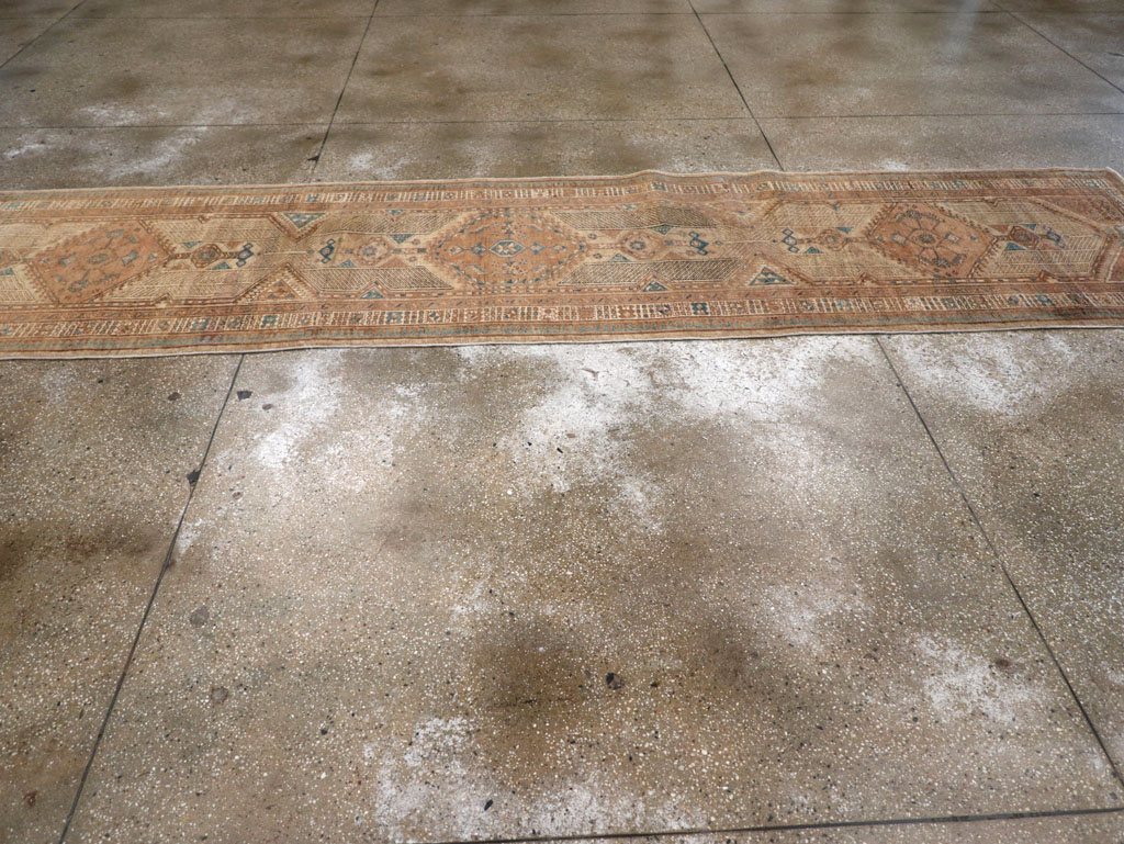 Vintage Persian Serab Runner, No.19138 - Staging