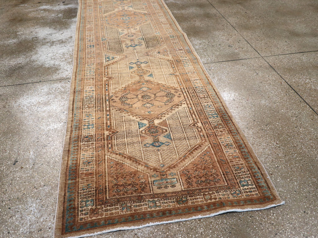 Vintage Persian Serab Runner, No.19138 - Staging