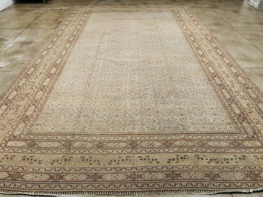 Antique Persian Dorokhsh Carpet, No.19139 - Staging