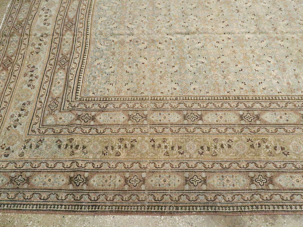 Antique Persian Dorokhsh Carpet, No.19139 - Staging