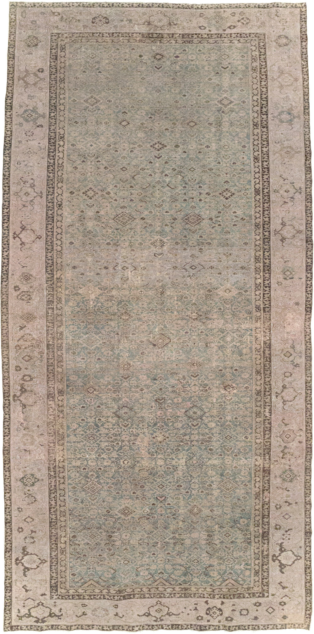 Antique Persian Malayer Gallery Carpet, No.19151 - Staging