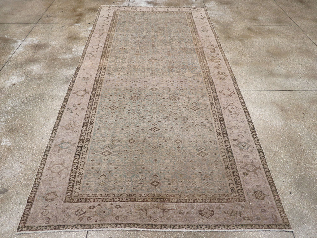 Antique Persian Malayer Gallery Carpet, No.19151 - Staging