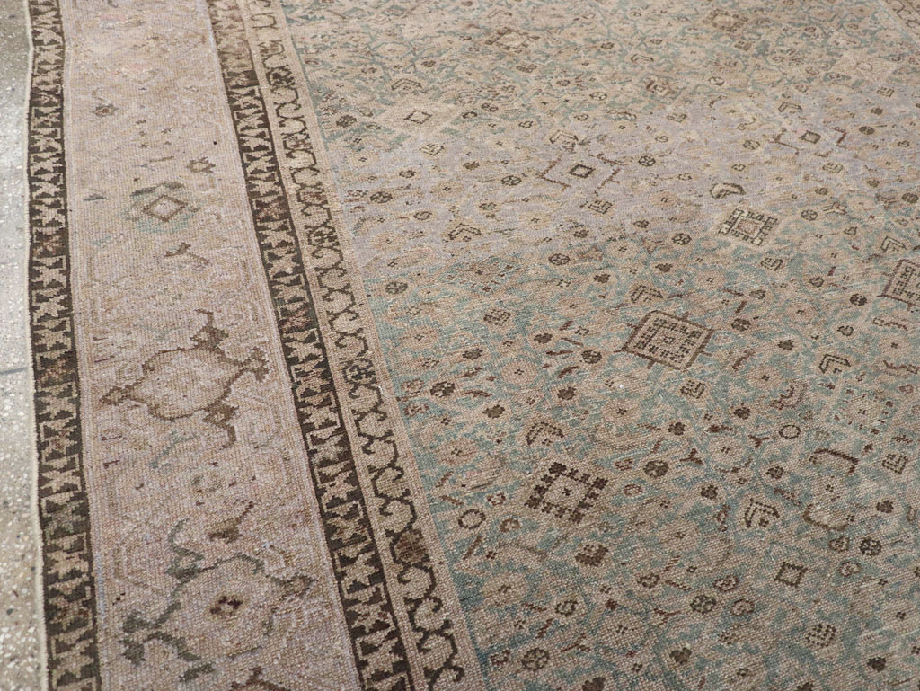 Antique Persian Malayer Gallery Carpet, No.19151 - Staging