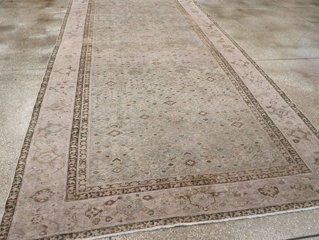 Antique Persian Malayer Gallery Carpet, No.19151 - Staging