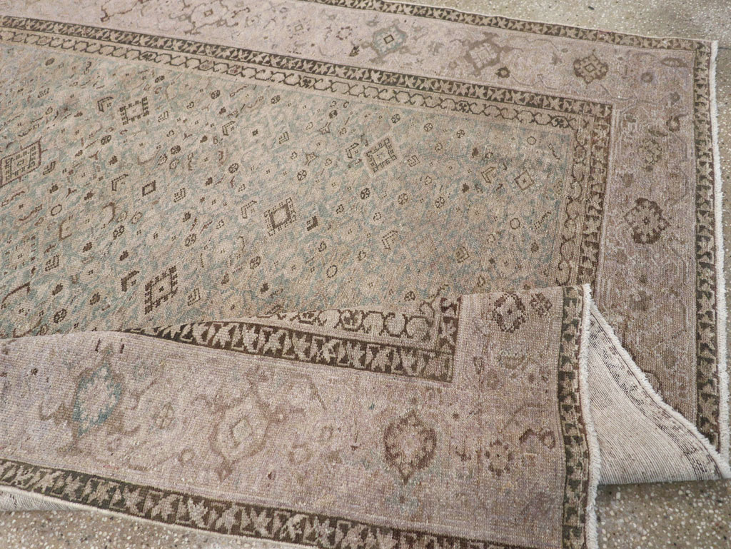 Antique Persian Malayer Gallery Carpet, No.19151 - Staging