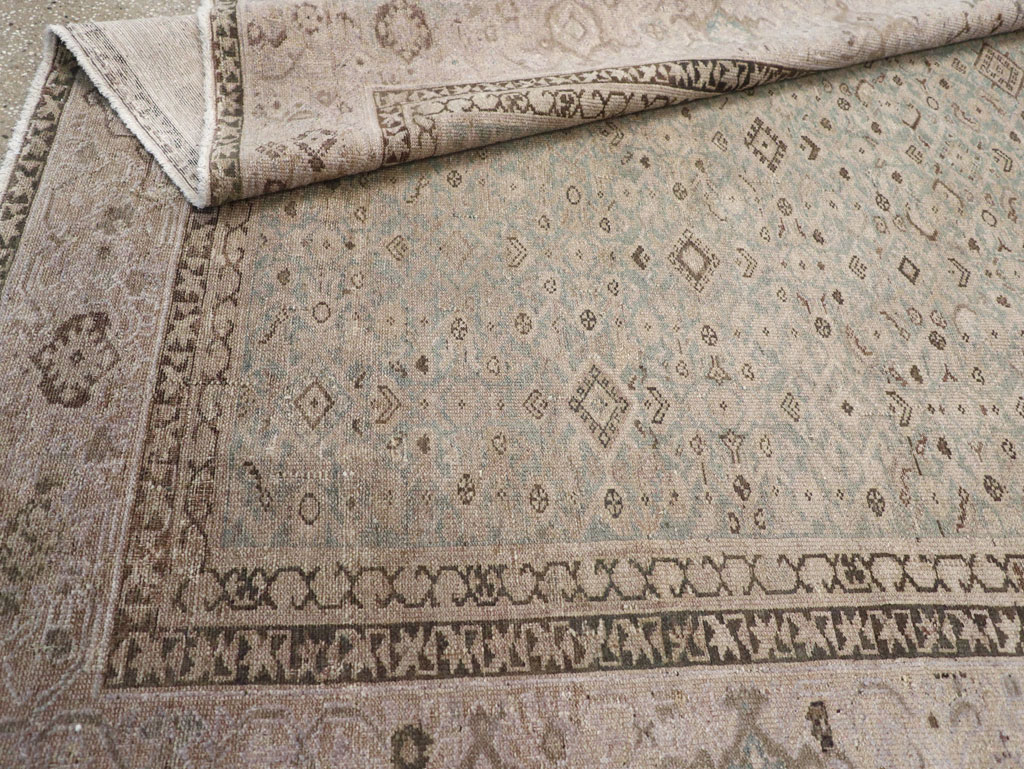 Antique Persian Malayer Gallery Carpet, No.19151 - Staging