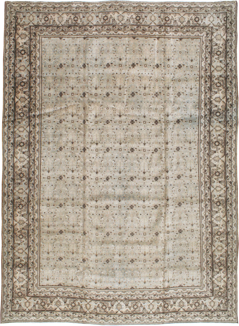 Antique Persian Tabriz Carpet, No.19156 - Staging