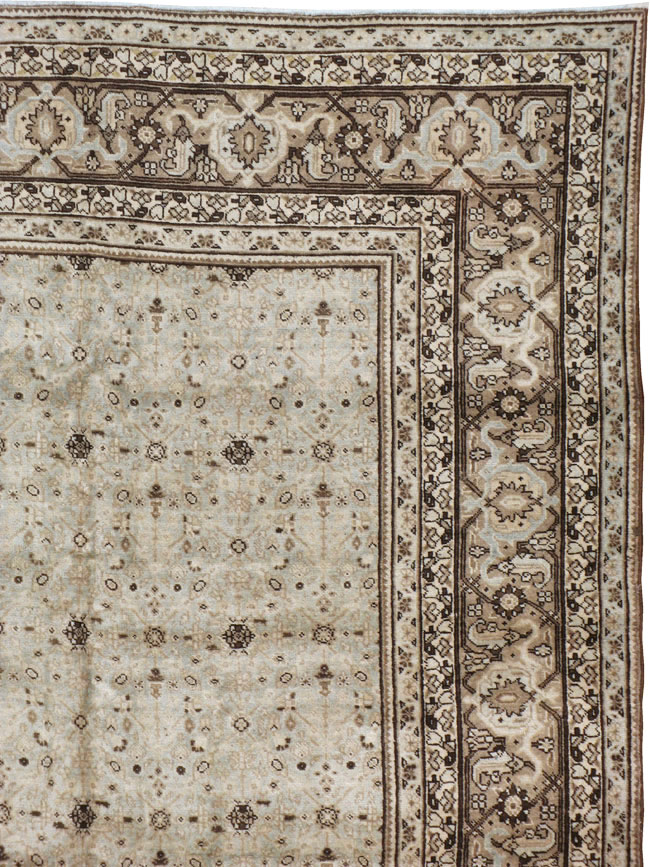 Antique Persian Tabriz Carpet, No.19156 - Staging
