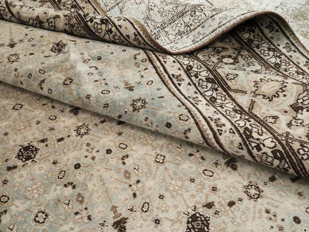Antique Persian Tabriz Carpet, No.19156 - Staging