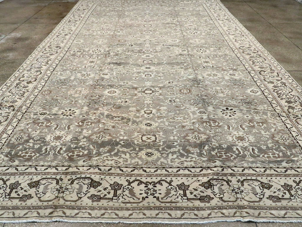 Antique Persian Malayer Carpet, No.19158 - Staging
