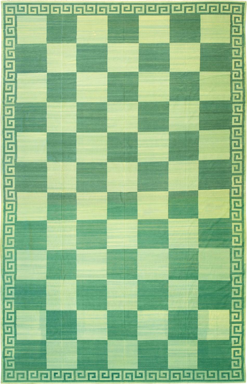 Vintage Indian Dhurrie Carpet, No.19189 - Staging