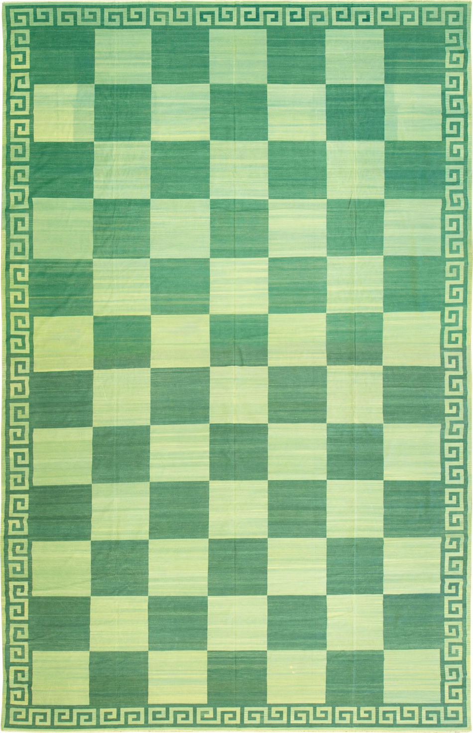 Vintage Indian Dhurrie Carpet, No.19189 - Staging