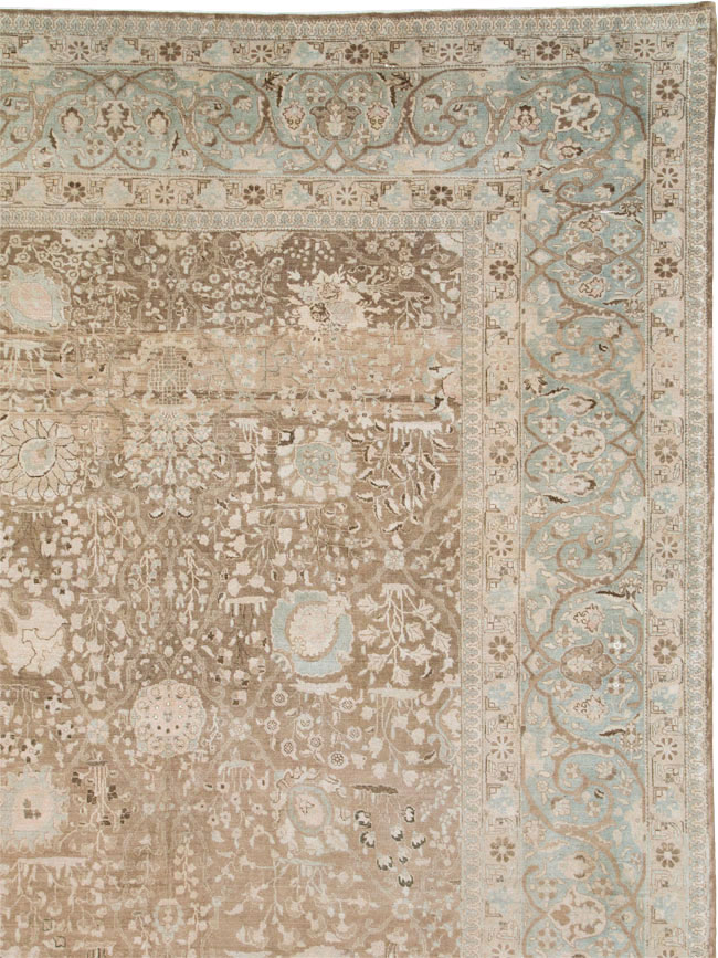 Antique Persian Tabriz Carpet, No.19200 - Staging