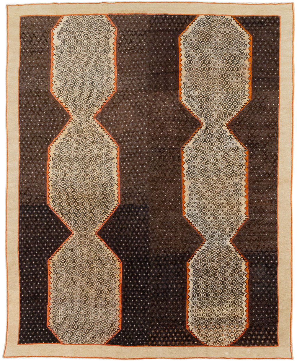 Vintage Turkish Anatolian Room Size Carpet, No.19214 - Staging