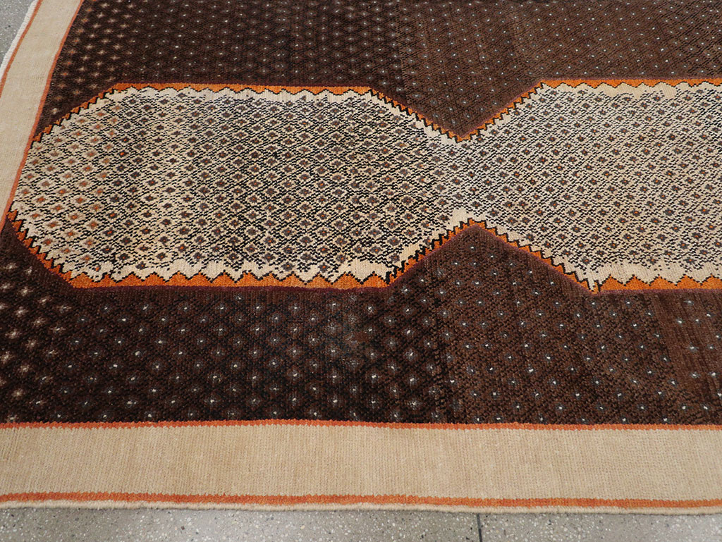 Vintage Turkish Anatolian Room Size Carpet, No.19214 - Staging