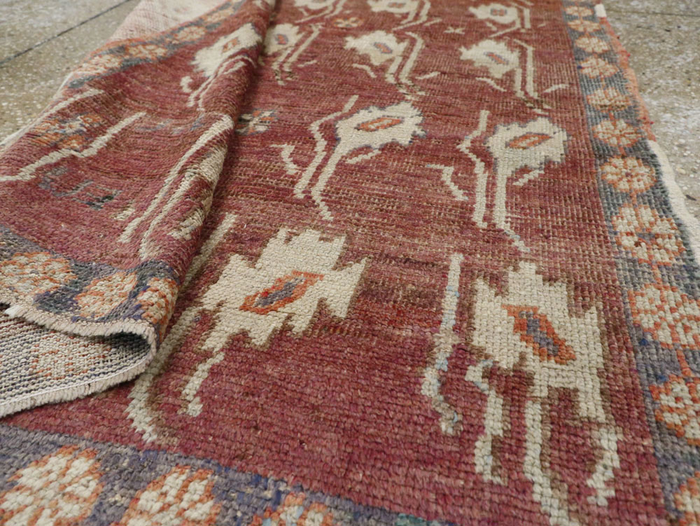 Vintage Turkish Anatolian Rug, No.19224 - Staging
