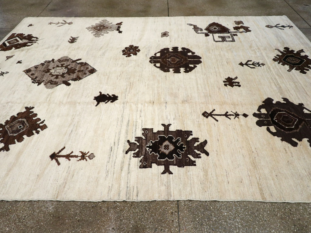 Modern Turkish Anatolian Carpet, No.19226 - Staging