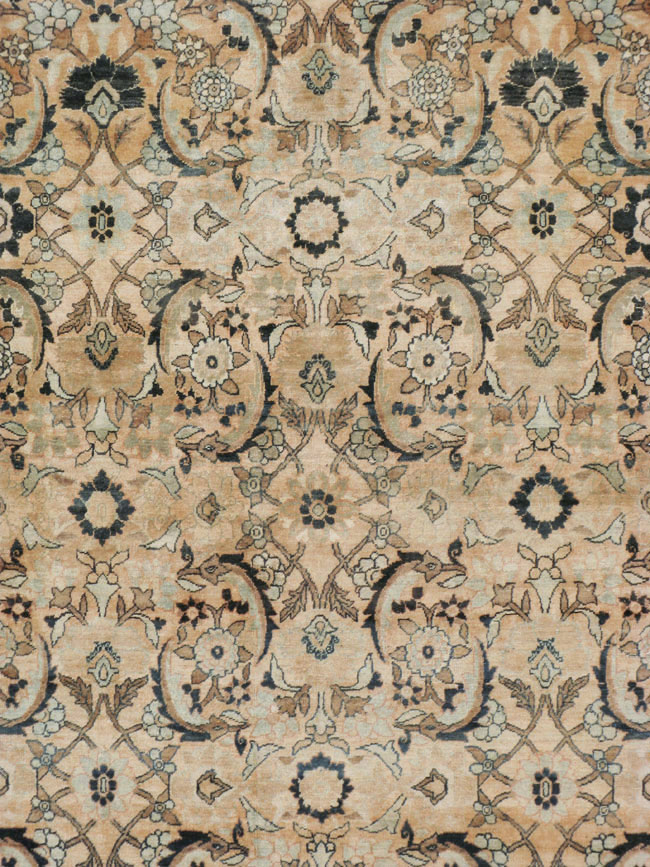 Antique Persian Lavar Kerman Carpet, No.19237 - Staging