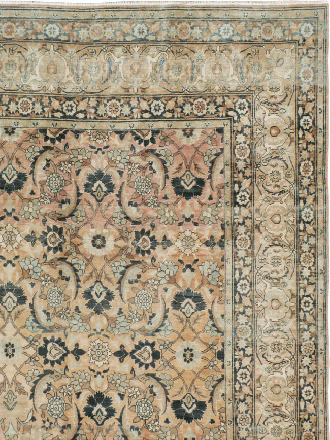 Antique Persian Lavar Kerman Carpet, No.19237 - Staging