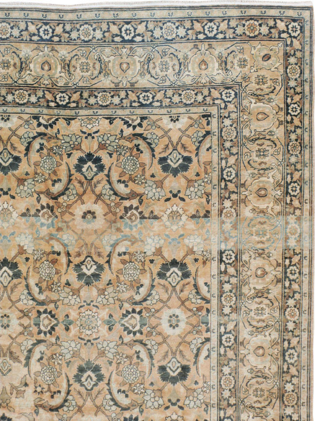 Antique Persian Lavar Kerman Carpet, No.19237 - Staging