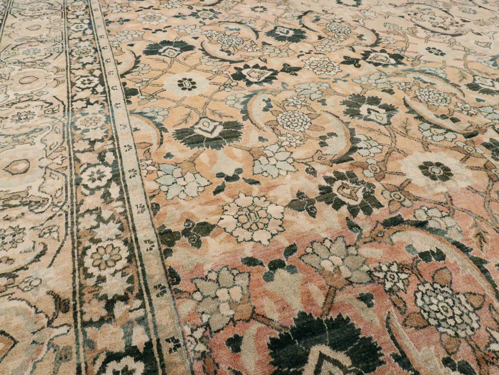 Antique Persian Lavar Kerman Carpet, No.19237 - Staging