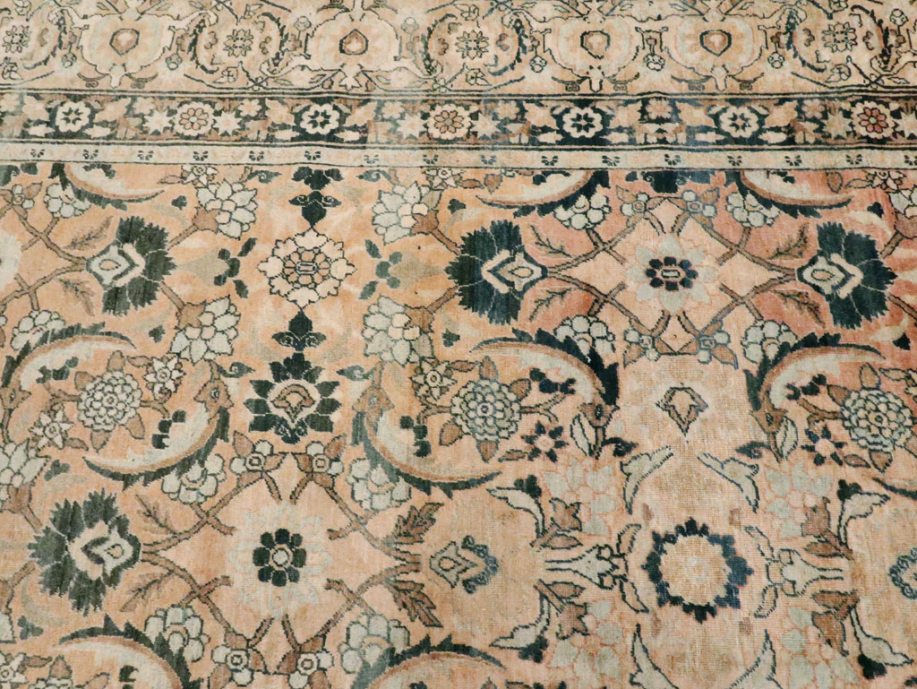 Antique Persian Lavar Kerman Carpet, No.19237 - Staging