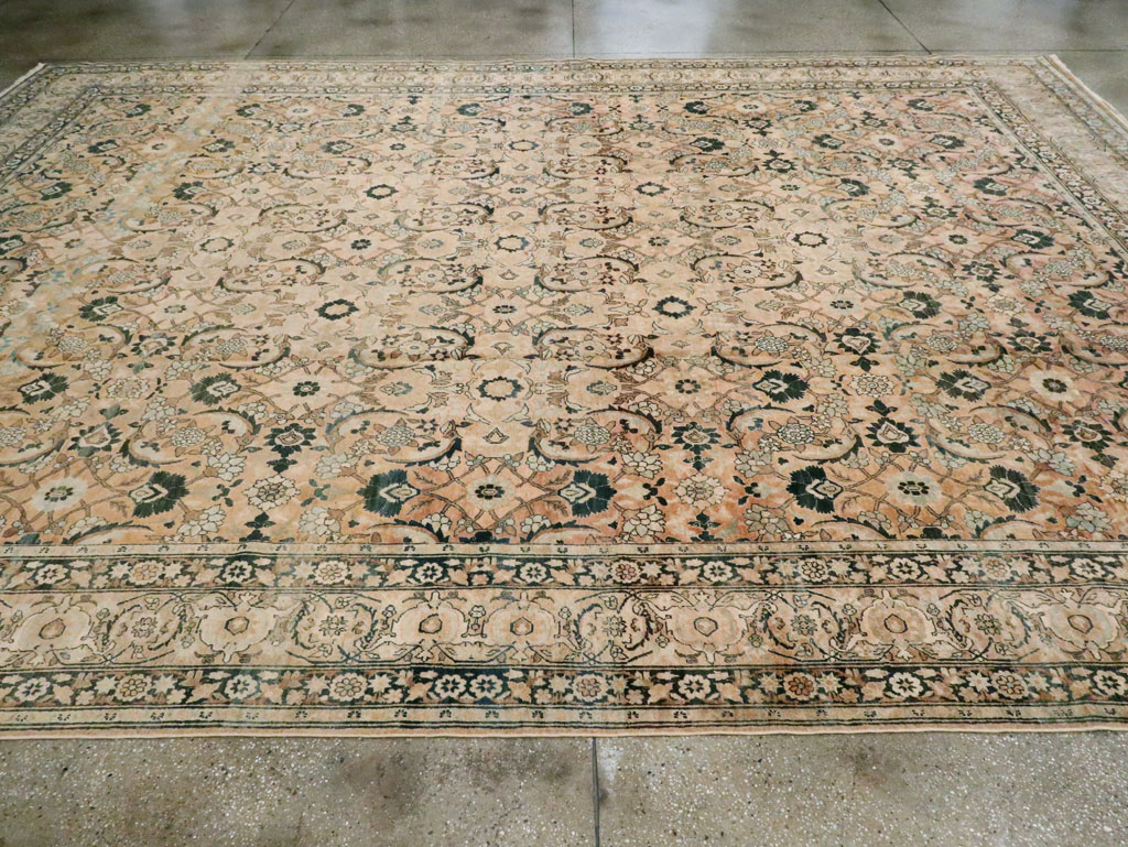 Antique Persian Lavar Kerman Carpet, No.19237 - Staging