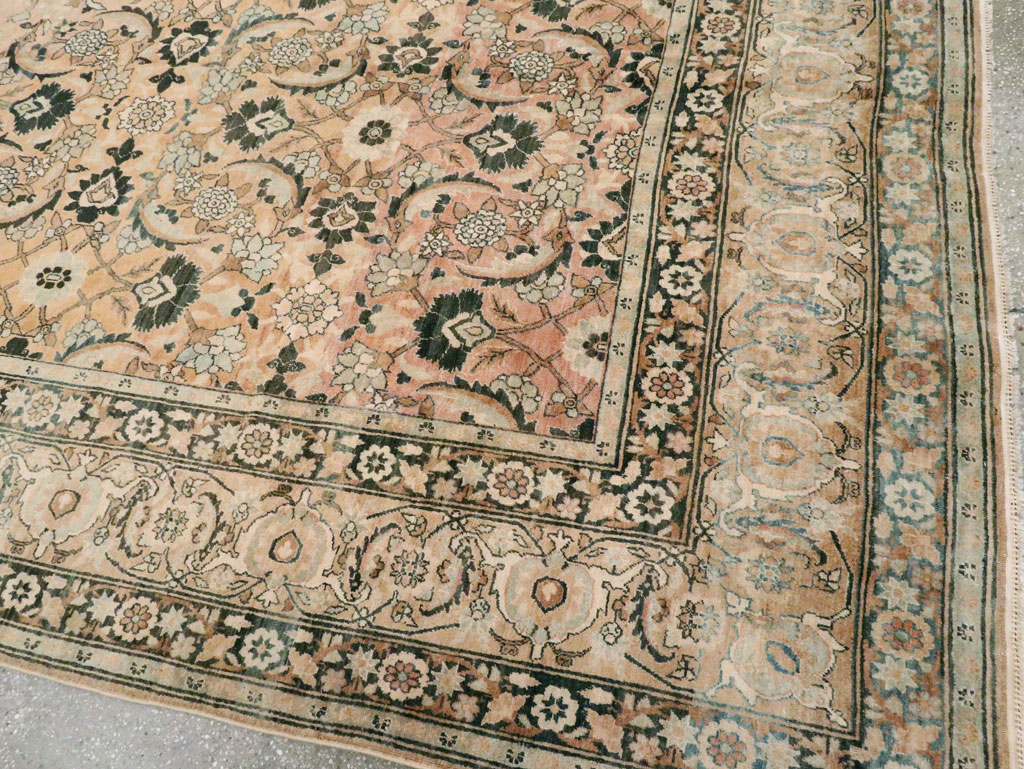 Antique Persian Lavar Kerman Carpet, No.19237 - Staging