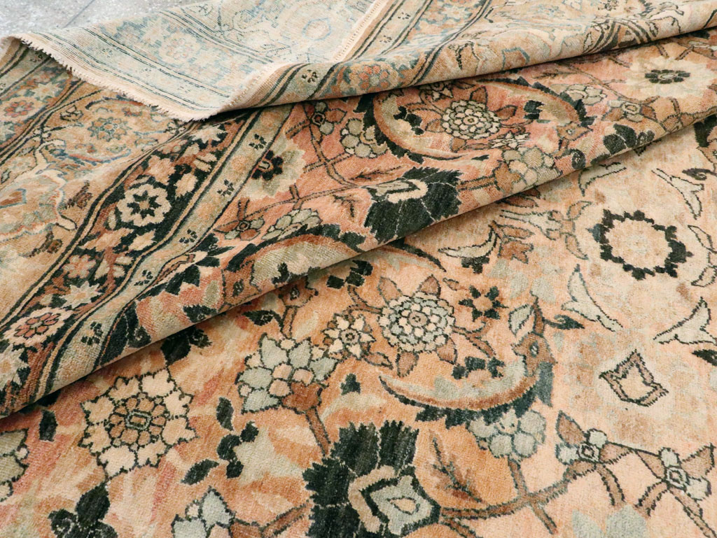 Antique Persian Lavar Kerman Carpet, No.19237 - Staging