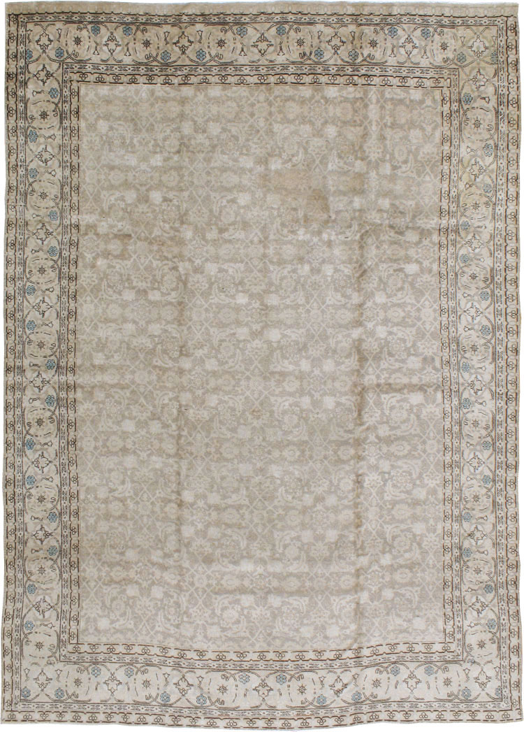 Antique Persian Tabriz Carpet, No.19283 - Staging