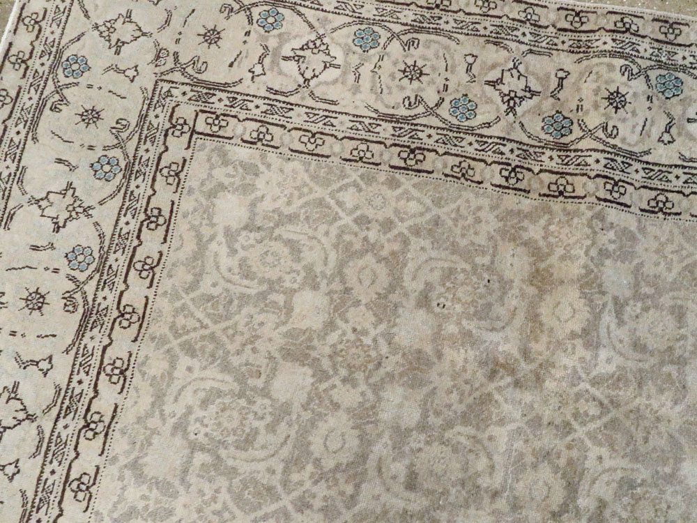 Antique Persian Tabriz Carpet, No.19283 - Staging