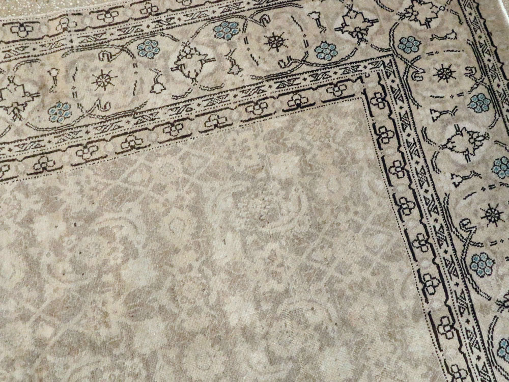 Antique Persian Tabriz Carpet, No.19283 - Staging