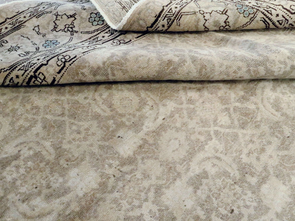 Antique Persian Tabriz Carpet, No.19283 - Staging