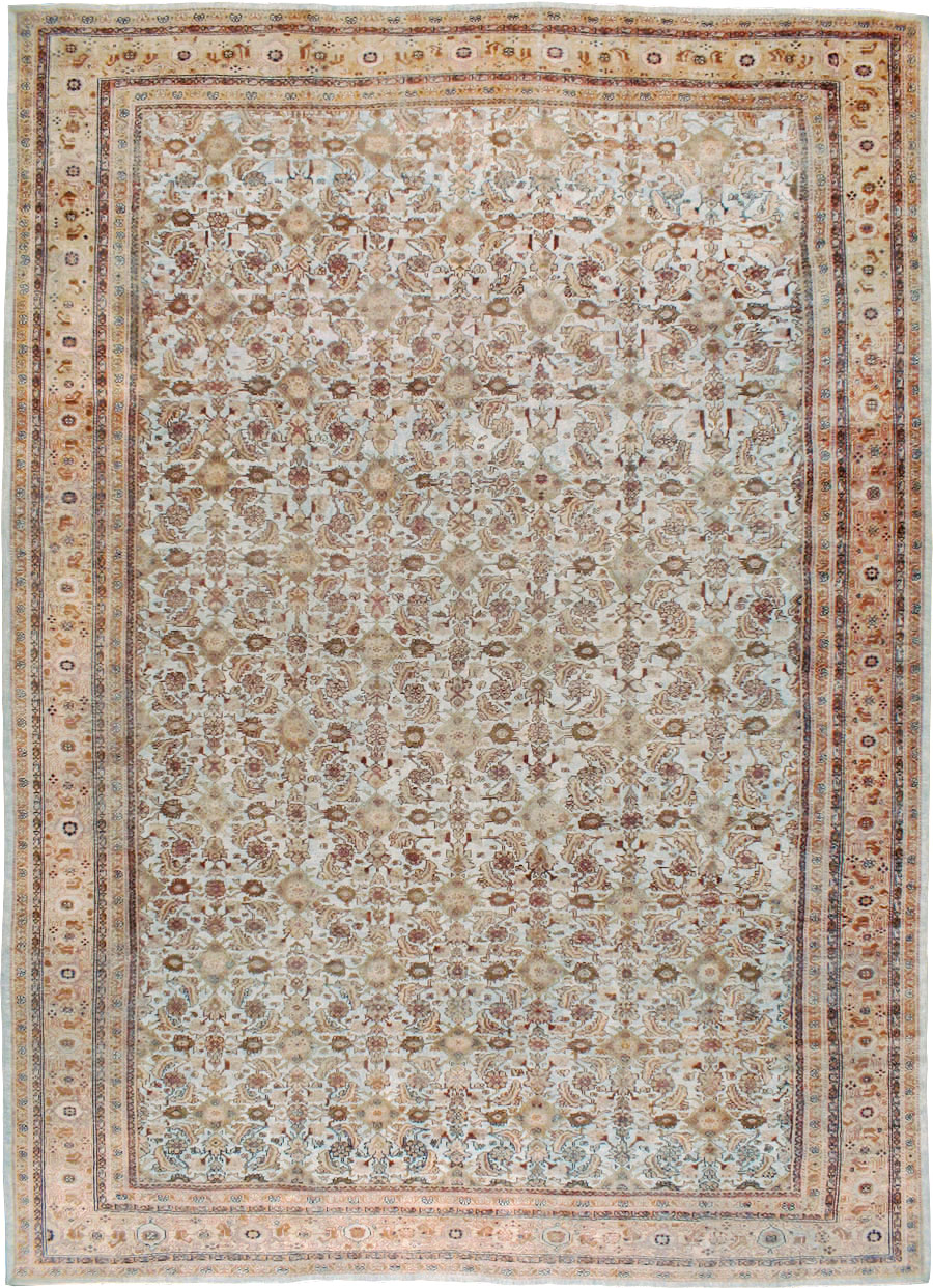 Antique Persian Mahal Carpet, No.19297 - Staging