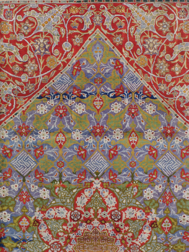Antique Persian Tabriz Carpet, No.19943 - Staging