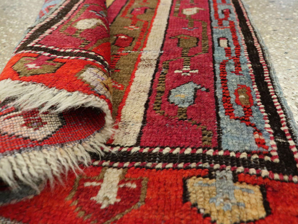 Antique Turkish Ghiordes Rug, No.19944 - Staging