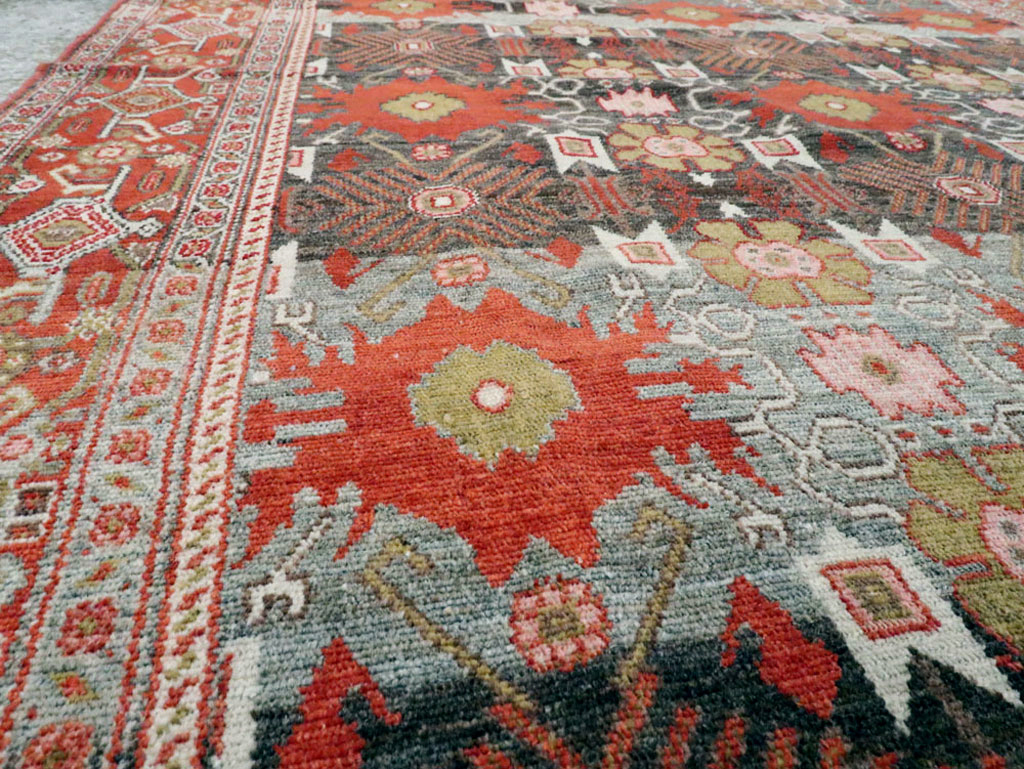 Antique Persian Senneh Rug, No.19946 - Staging