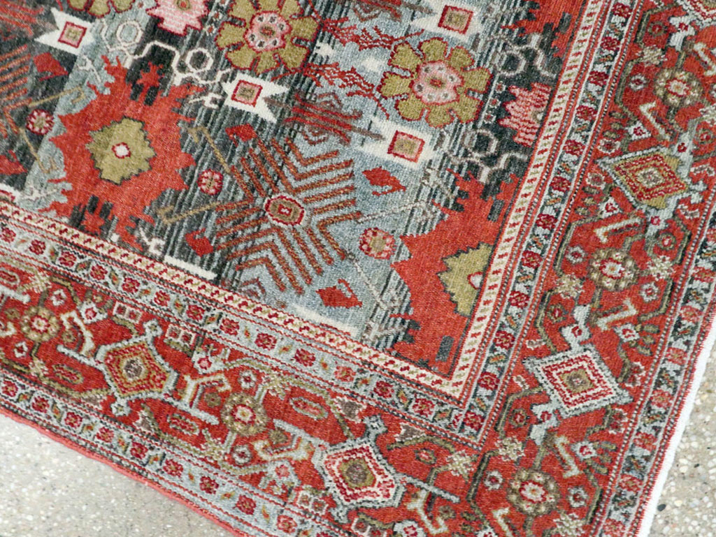 Antique Persian Senneh Rug, No.19946 - Staging