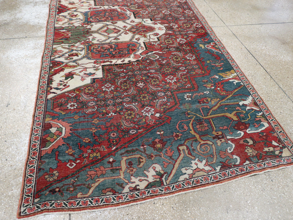 Antique Persian Bidjar Sampler Rug, No.19947 - Staging